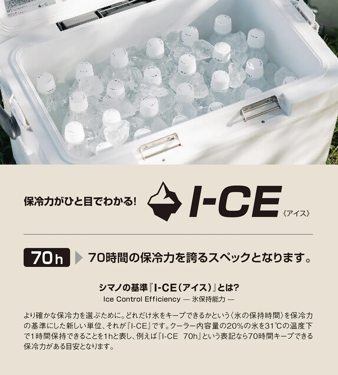 見た目もオシャレなSHIMANO（シマノ）30Lクーラーボックス フィクセル 