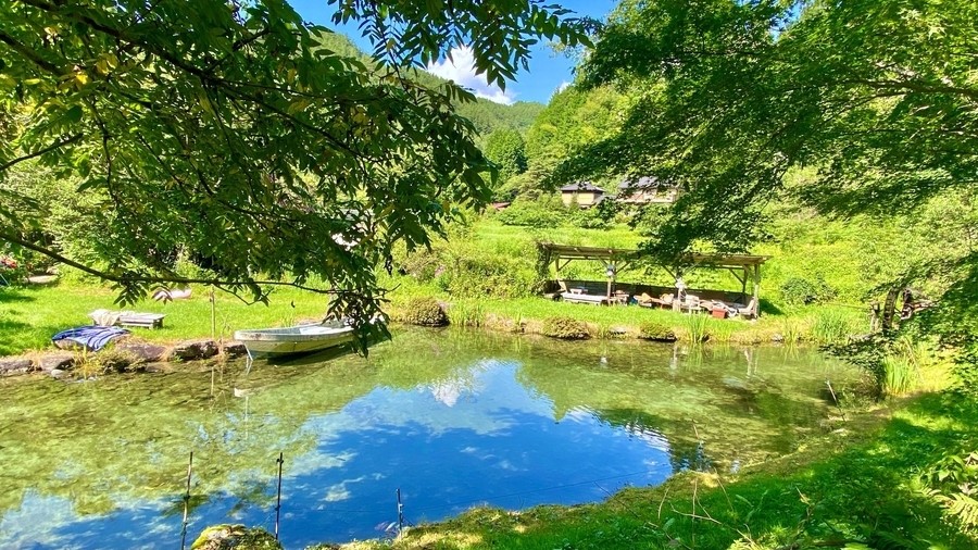 釣り場　野池