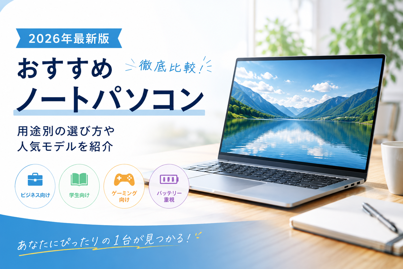 ノートパソコン　アイキャッチ画像